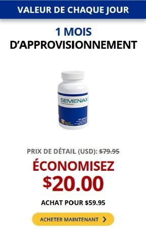 semenax 1 mois