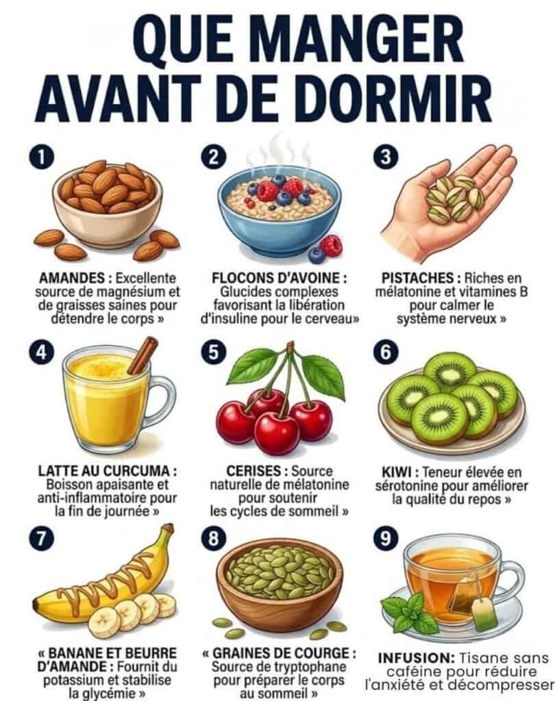 Que manger avant de dormir