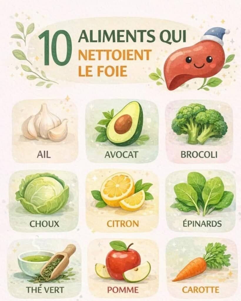 aliments qui nettoient le foie